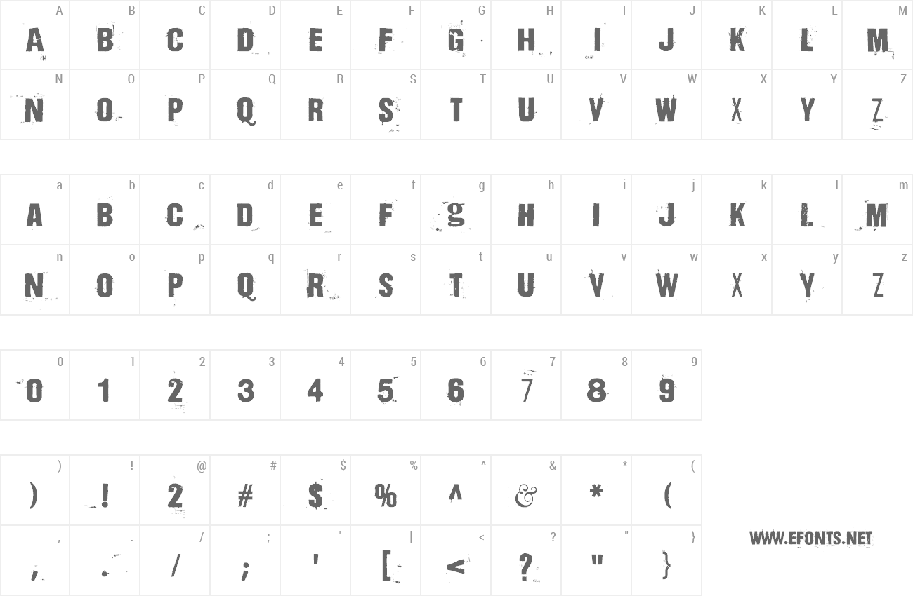 Font Dharma Bum preview